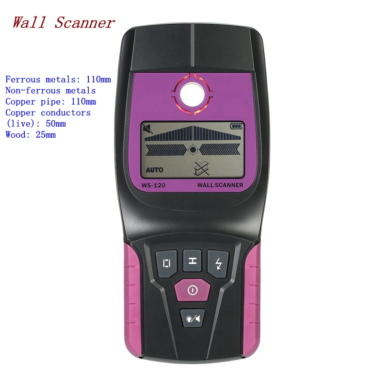 Water Leak Detector Wired - Ws120-scanner de parede multifuncional, detector de