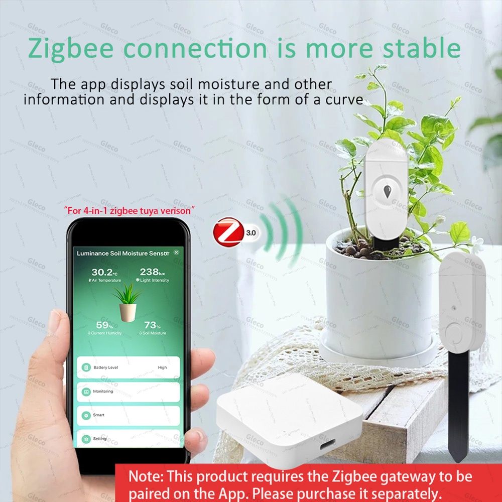 Sensor de Solo Zigbee: Medidor - Home Automation Technology avaliação e preço